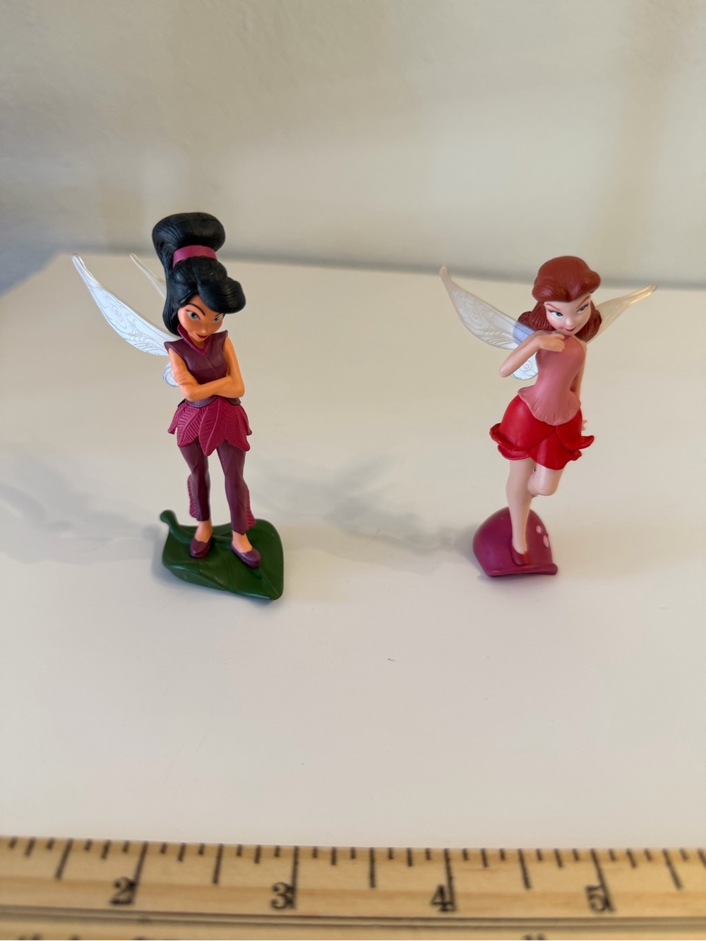 Disney Fairies Rosetta and Vidia toys. Cake toppers